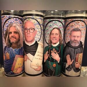 TOOL BAND SET OF 4 CANDLES, We Are All Eternal, UNSCENTED, 8 IN TALL